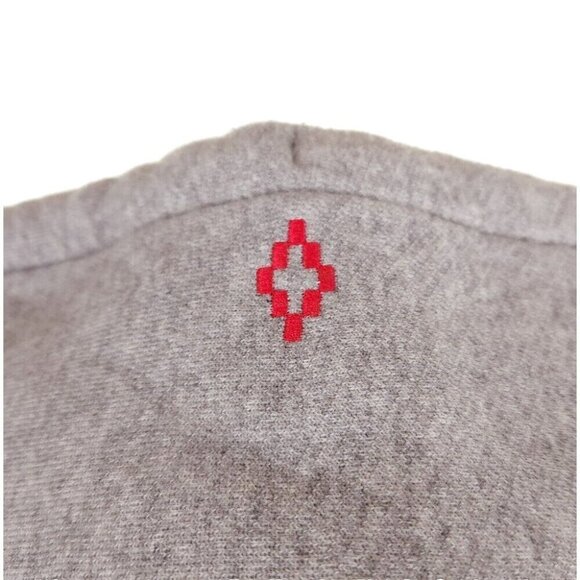 Marcelo Burlon County of Milan Logo Over Hoodie Size XS Mens Gray - Picture 9 of 16